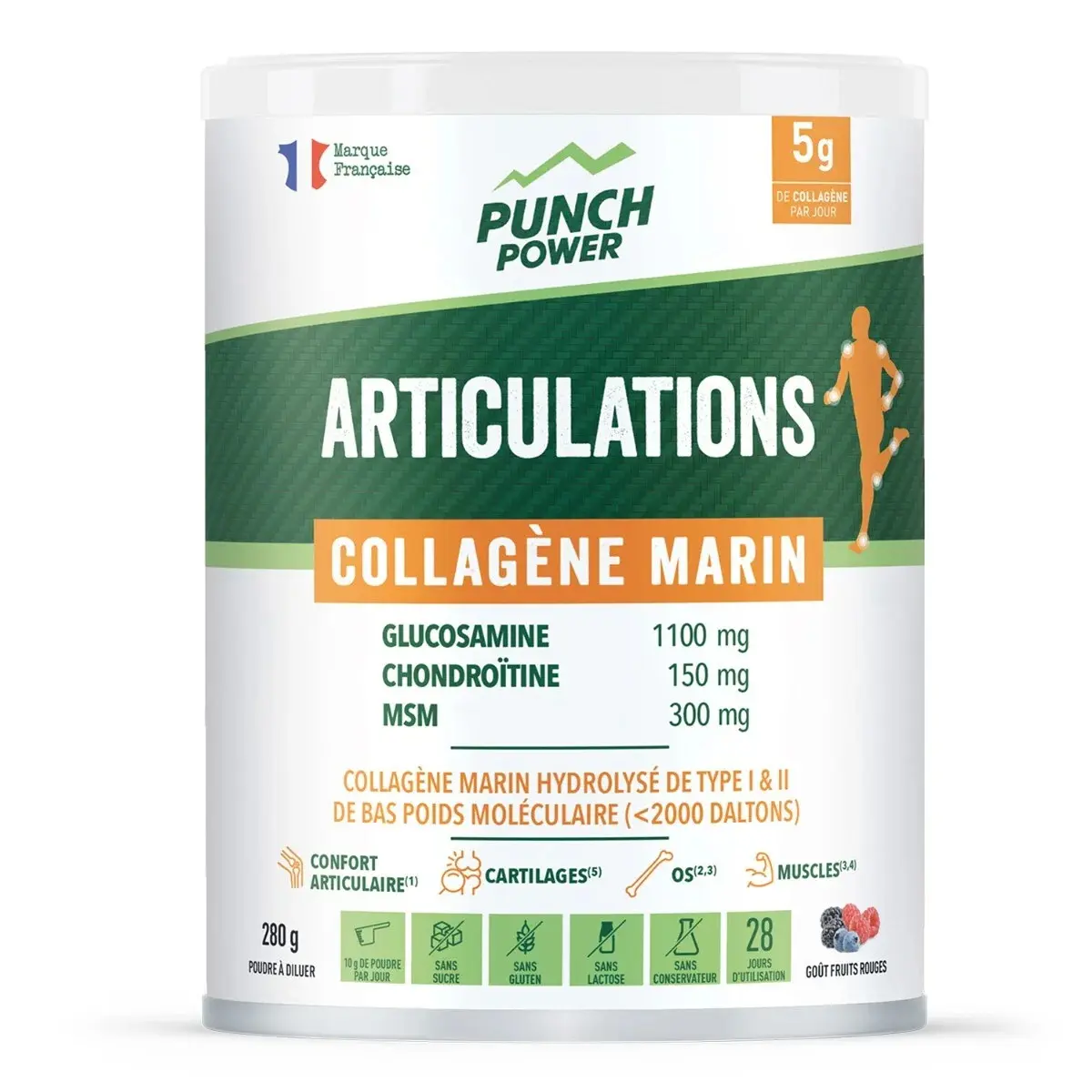 Complément alimentaire Punch Power Articulations Collagène Marin