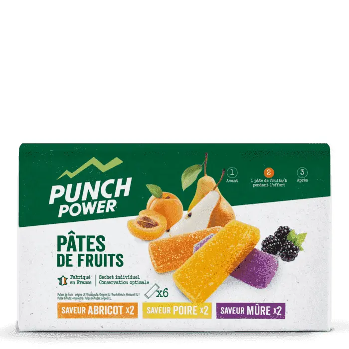 Punch Power Protéine pâtes de fuits energétiques (x72), Vert, Taille TU