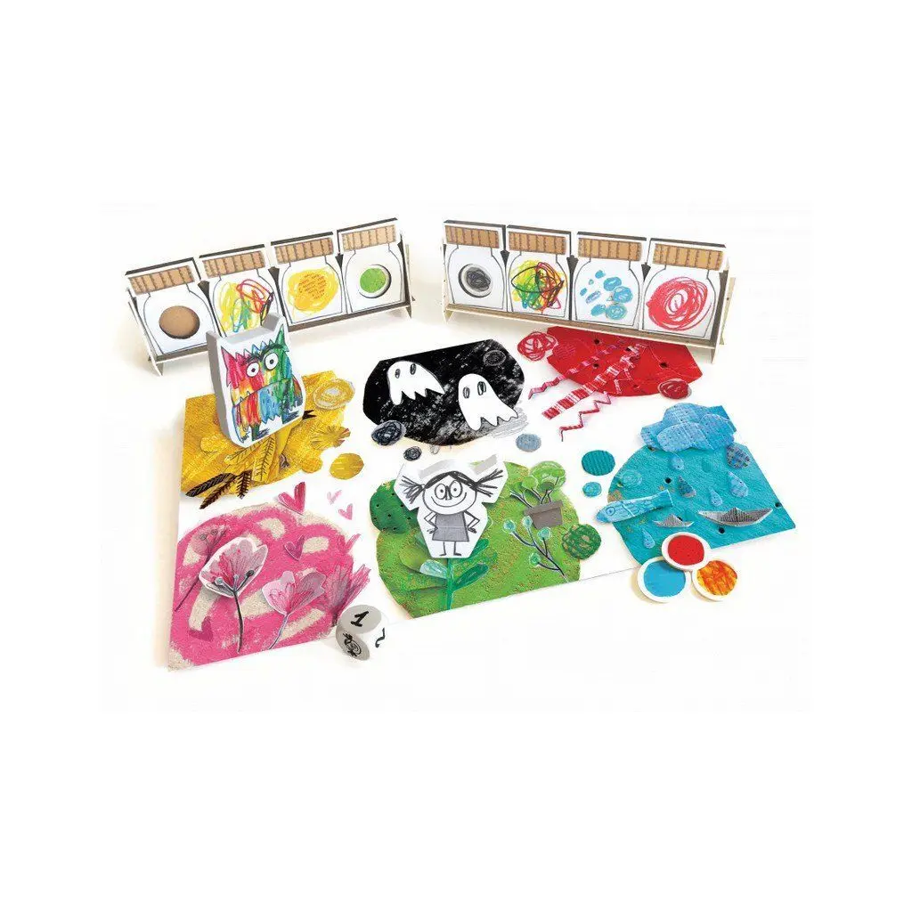 3558380090588 - Gesellschaftsspiel Der Farbmonster Purple Brain