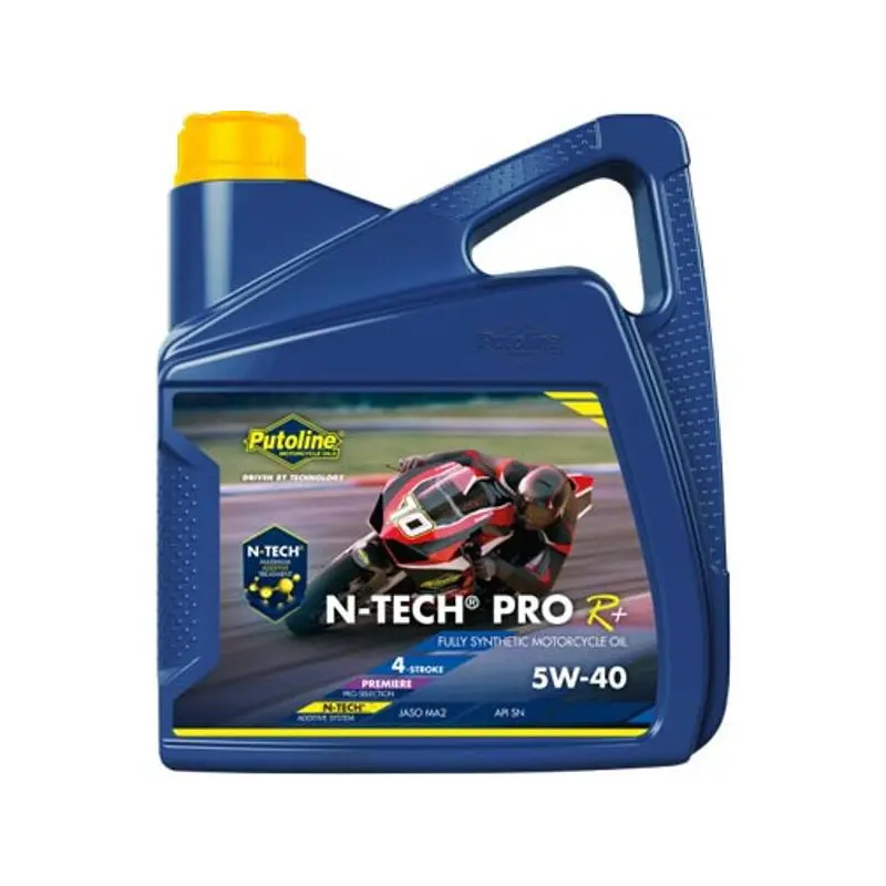 Motoröl für Motorräder 4t 100% Synthese 5w40 Putoline N-Tech Pro R+