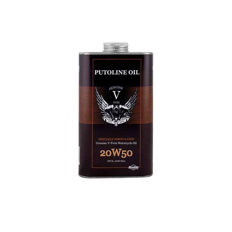 Motoröl für Motorräder 4t 100% Synthese 20w50 Putoline Genuine V-Twin