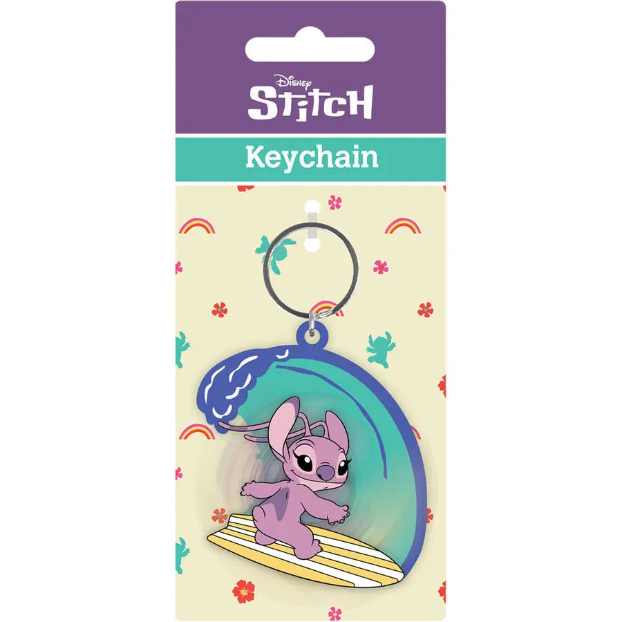 Pyramid Unisex Bleu Keychain Disney Stitch Angel