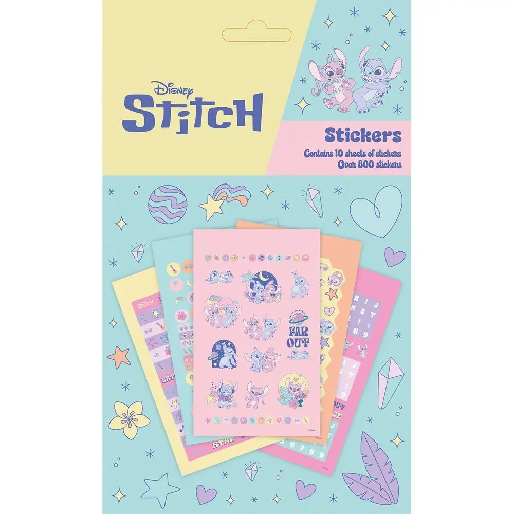 Pyramid Multicolore Stickers Disney Angel Stitch