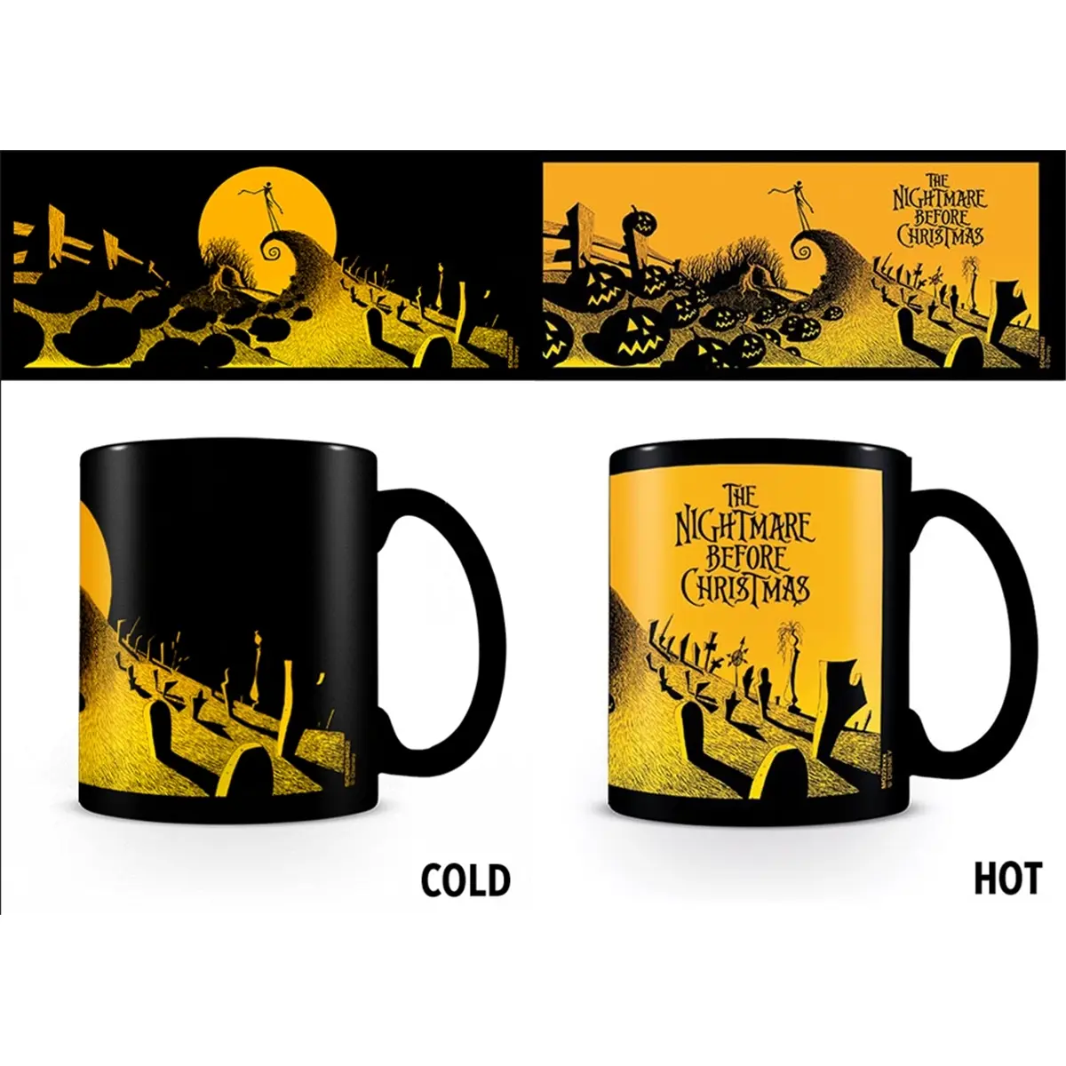 Thermoaktive Tasse Der seltsame Weihnachtsmann Jack Kind Pyramid