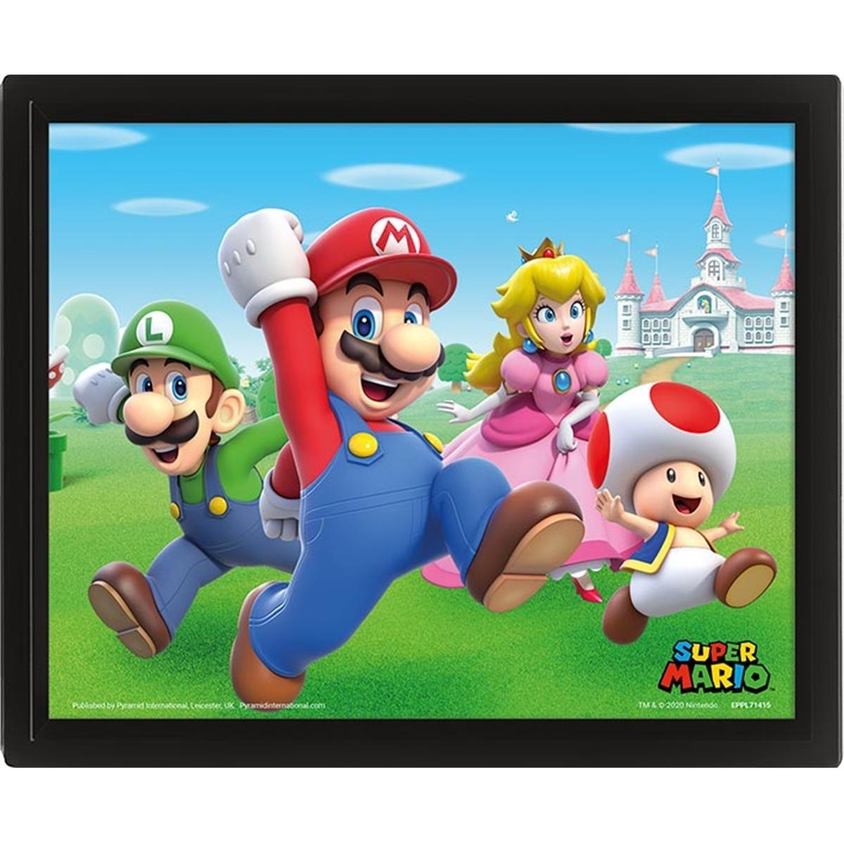 5051265891549 - Wanddekoration Super Mario Group Run