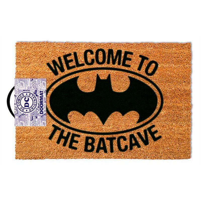 5050293850214 - - Batman Fußmatte Welcome to the Batcave braun aus Kokosfaser Unterseite aus pvc
