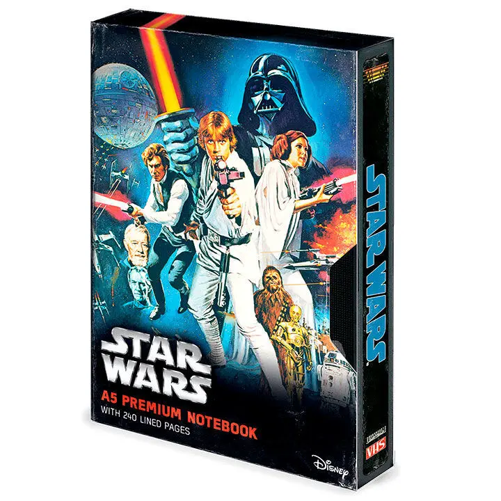 5051265729989 - Notizblock a5 Star Wars VHS premium