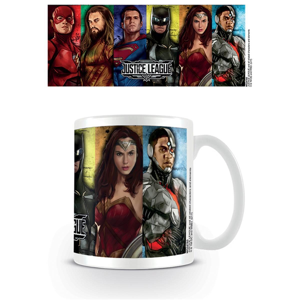 5050574247931 - Tasse Justice League Movie (Hero Stripes)