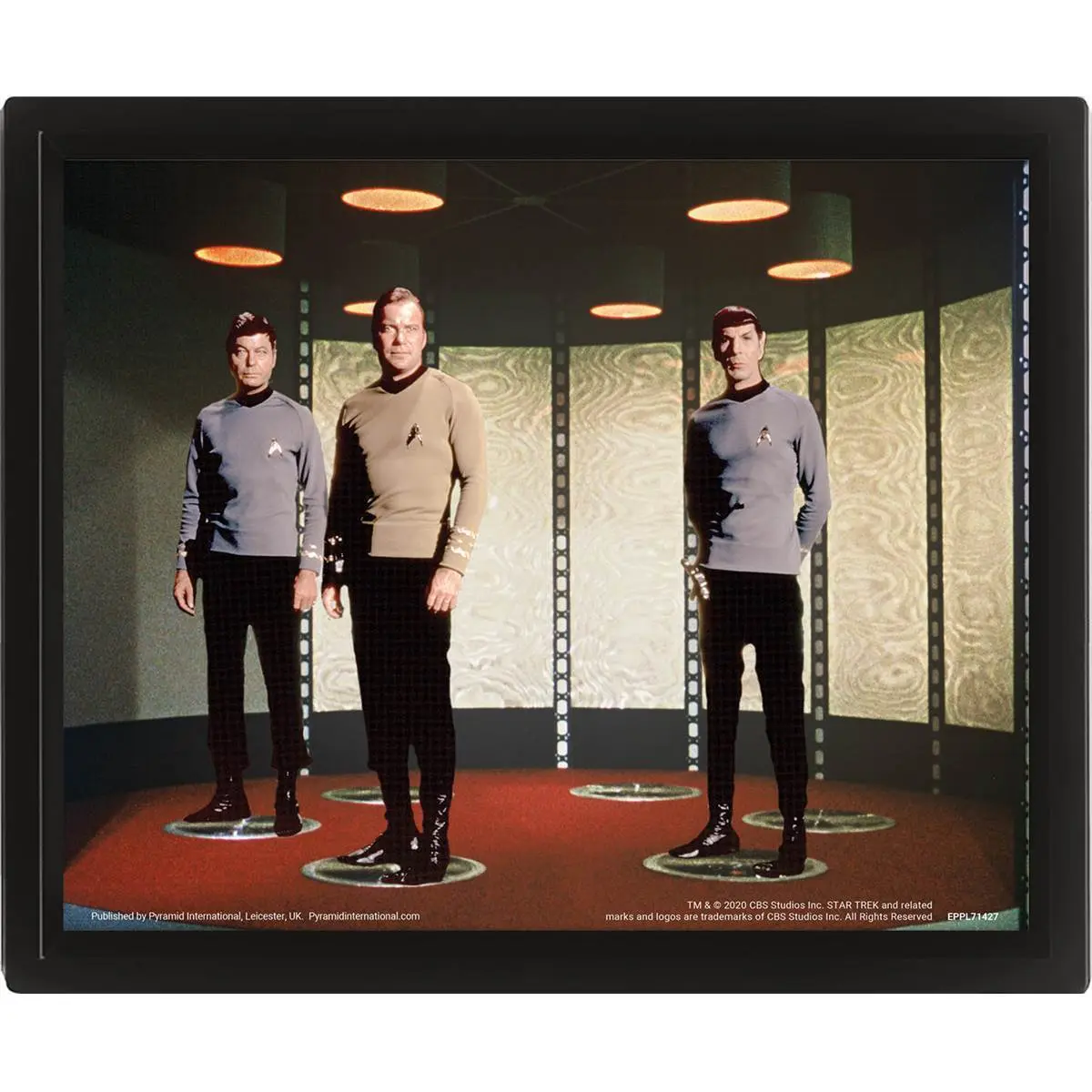 5051265891709 - Poster 3d-Rahmen Lentikular Star Trek - The Original Series Transporter