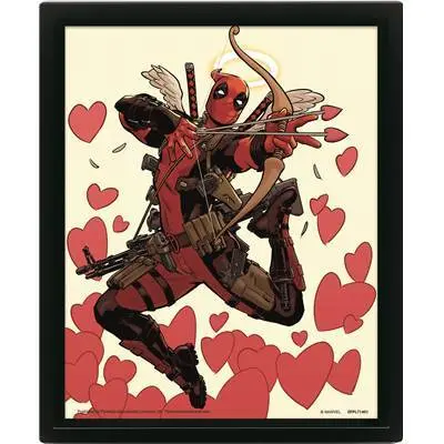 5051265891242 - Lentikularer 3d-Rahmen Deadpool Shooting Love Arrow