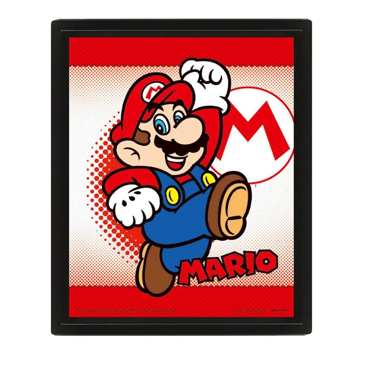 5051265859211 - - Wall Art - Super Mario (Yoshi) 3D 26x20 Framed - Bild