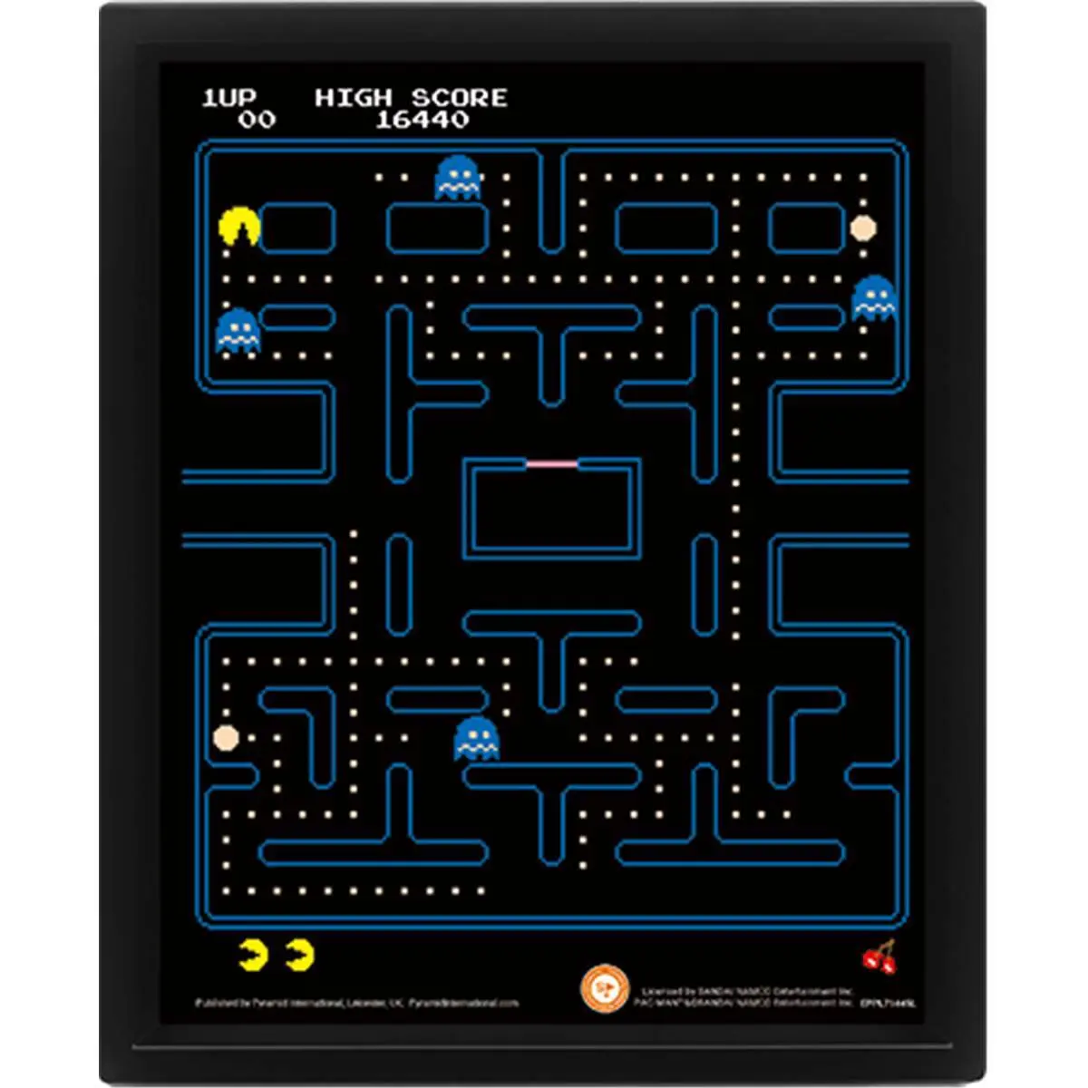 5051265801463 - Lentikularer 3d-Rahmen Pac-Man Maze