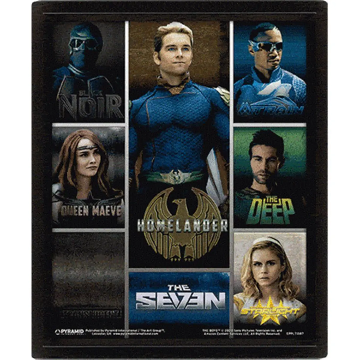 5051265801661 - 3D-Lentikularrahmen The Boys The Seven