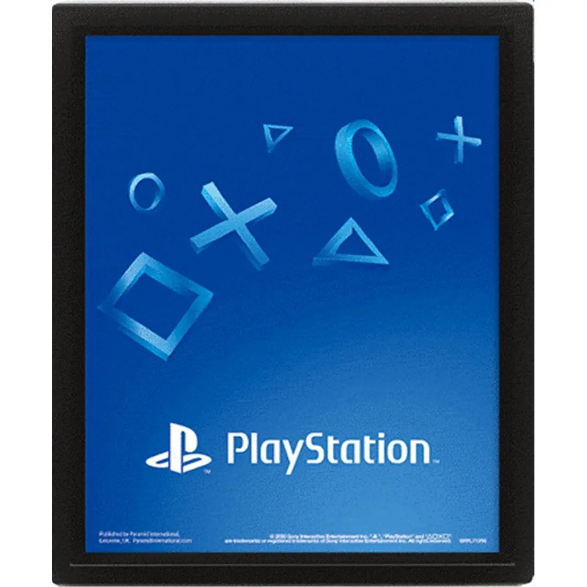 5051265890122 - - PlayStation Shapes Framed 3D Lenticular Poster - Plakat -