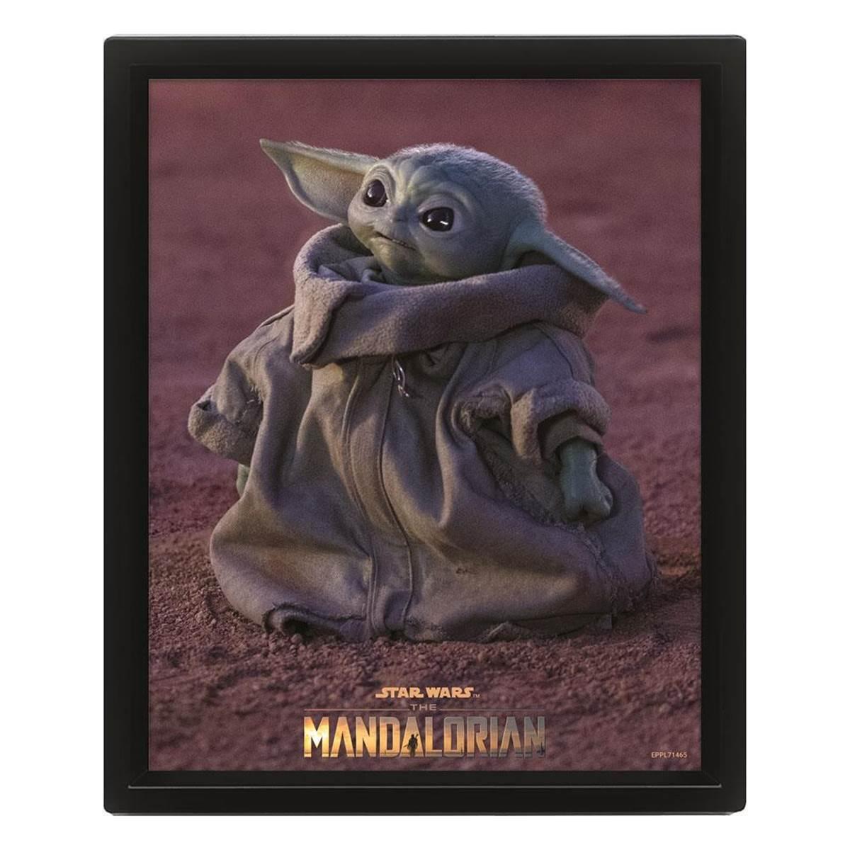5056480310875 - Lentikularer 3d-Rahmen The Mandalorian Grogu