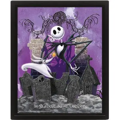 5051265999948 - Lentikularer 3d-Gravey-Rahmen Nightmare Before Christmas