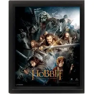 5050293971360 - Lentikularer 3d-Rahmen Hobbit Dark Montage