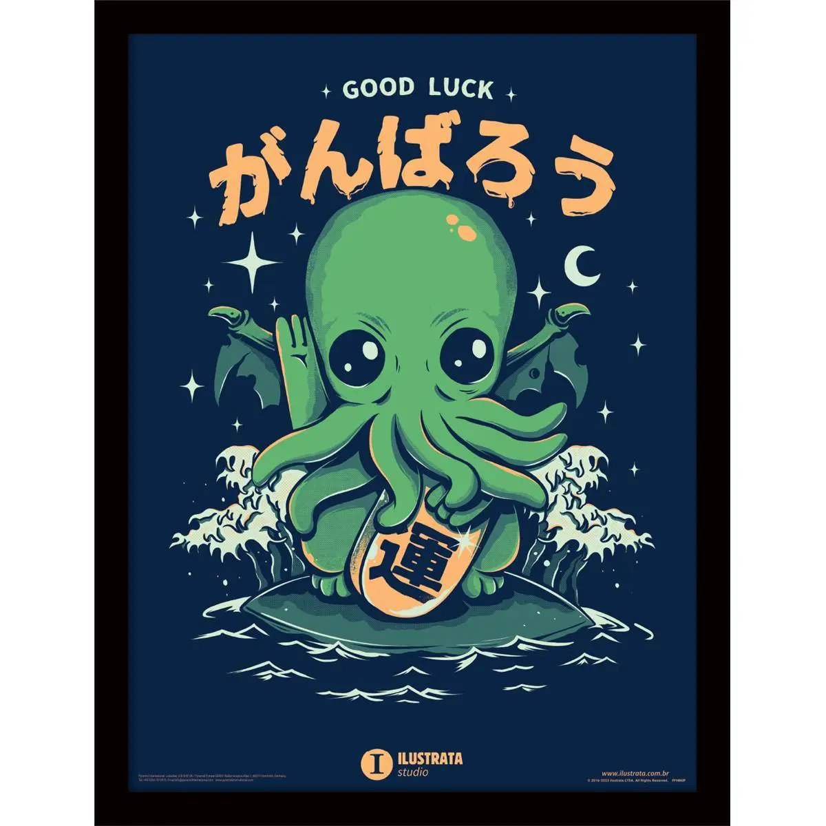 5050574051880 - Wanddekoration Good Luck Cthulhu