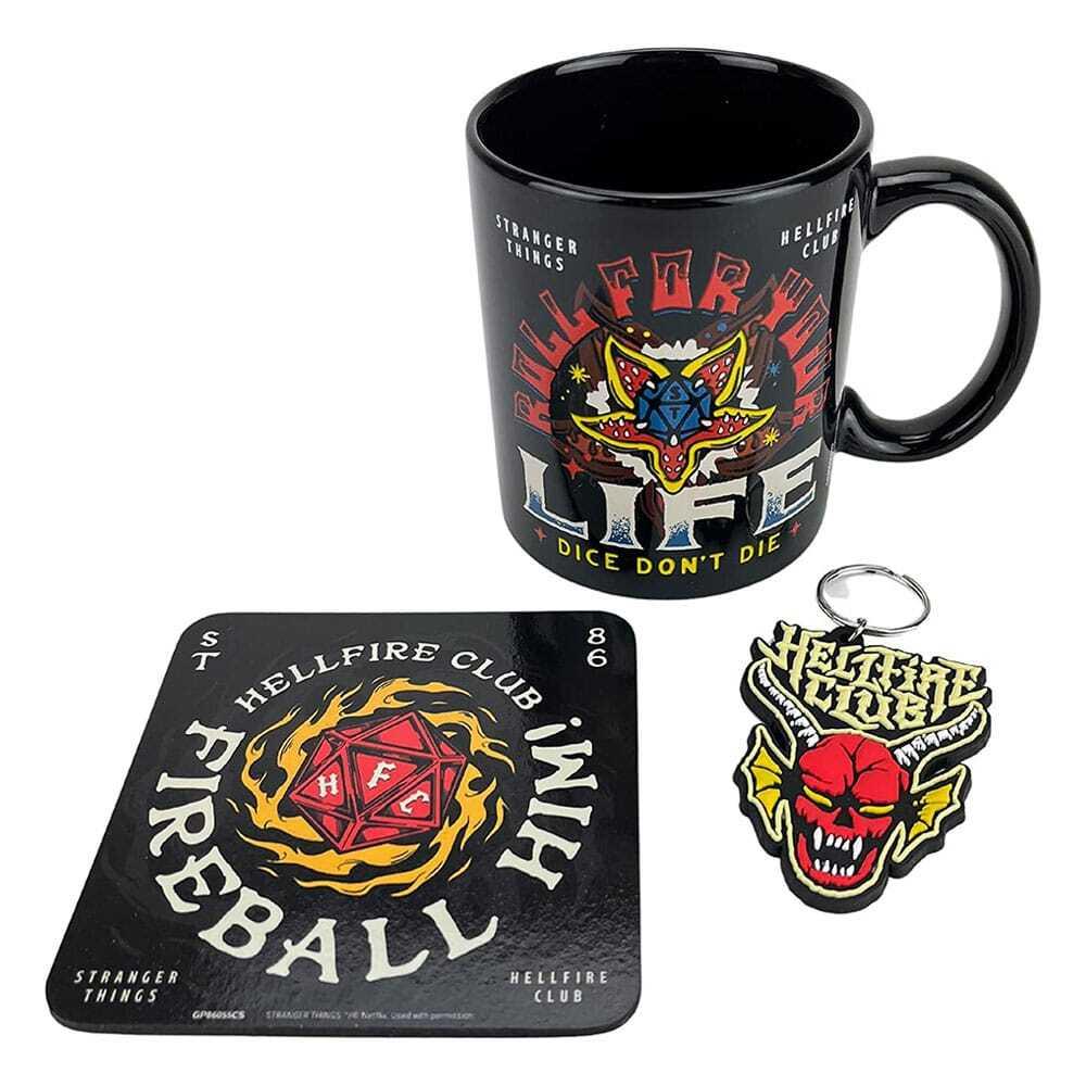 5050293860558 - Tasse mit Untersetzer und Schlüsselanhänger Stranger Things Hellfire 5050293860558 - Tasse mit Untersetzer und Schlüsselanhänger Stranger Things Hellfire