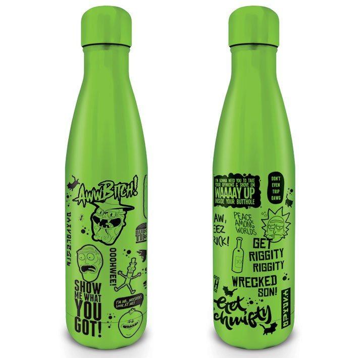 5050574254038 - Trinkflasche Rick et Morty Quotes