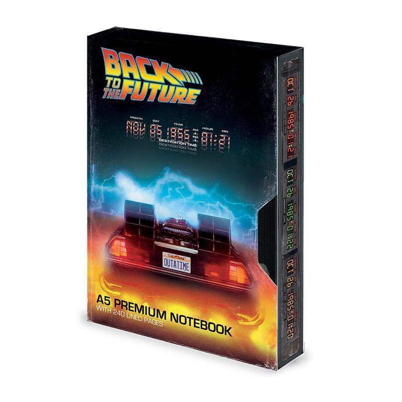 5051265729996 - Notizbuch zurück in die Zukunft Premium A5 Great Scott VHS