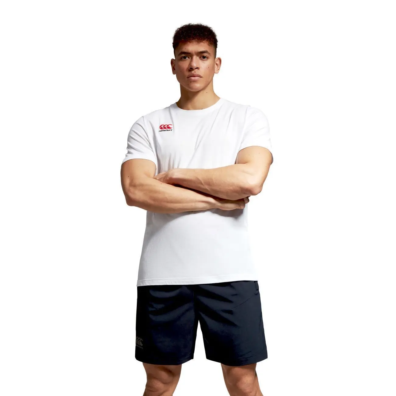 Baumwoll-T-Shirt mit kleinem Logo Canterbury
