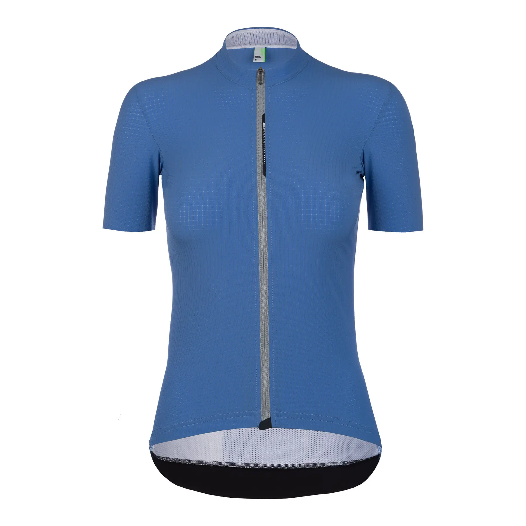 Q36.5 Dames Shirt korte mouwen Pinstripe X - Lichtblauw - L