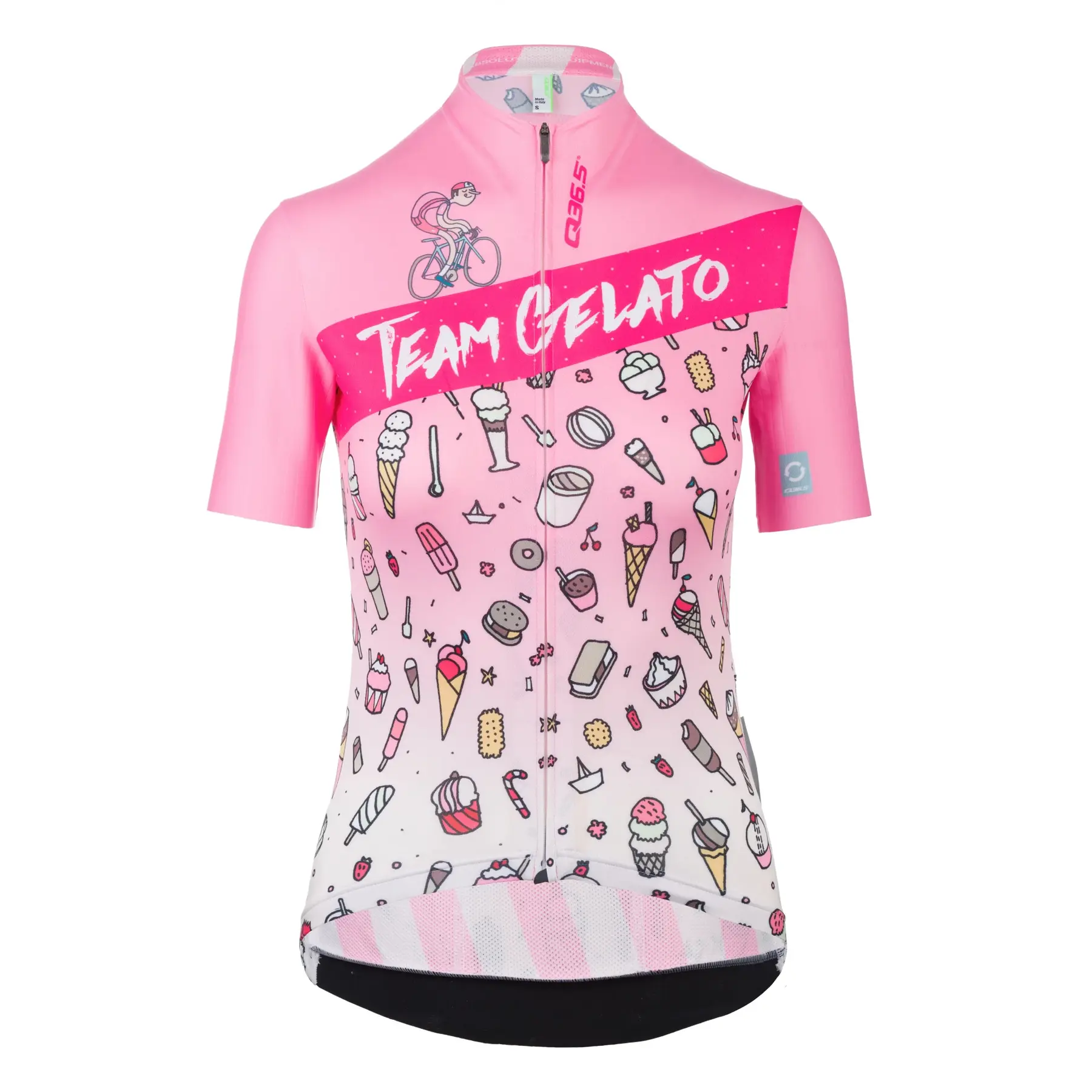 Q36.5 G1 Team Gelato Kurzarm-radtrikot
