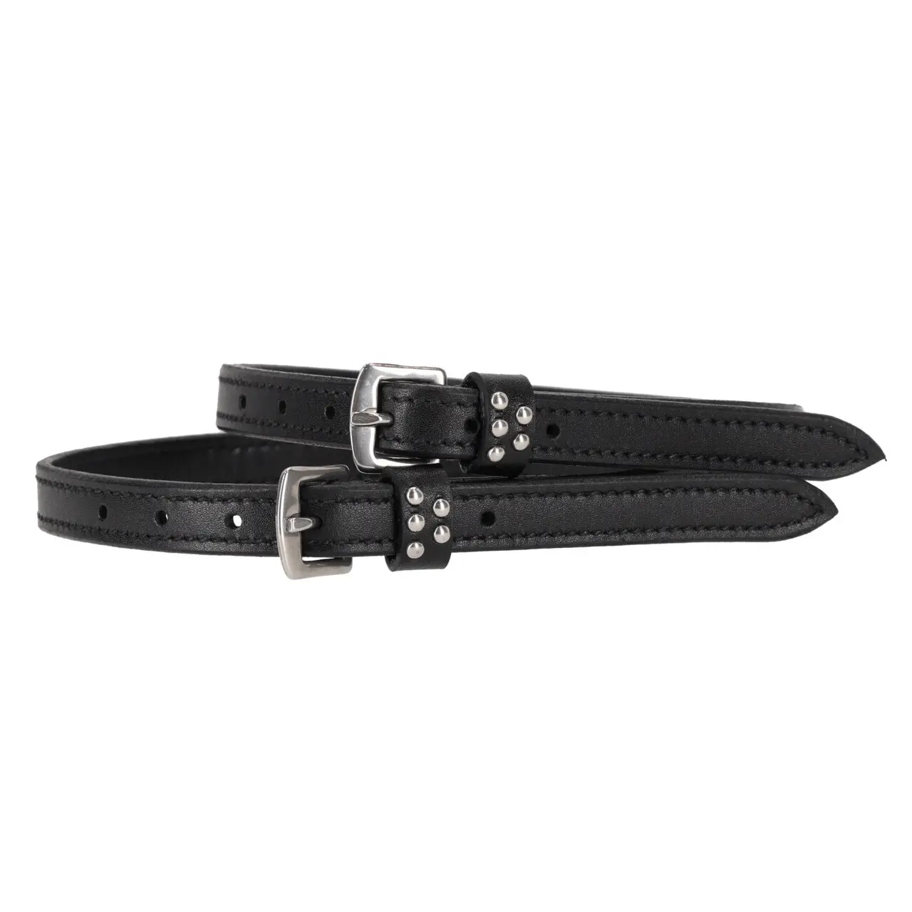 Qhp Spoorriempjes Avenna Black | Zwart | Zwepen/ Sporen paard