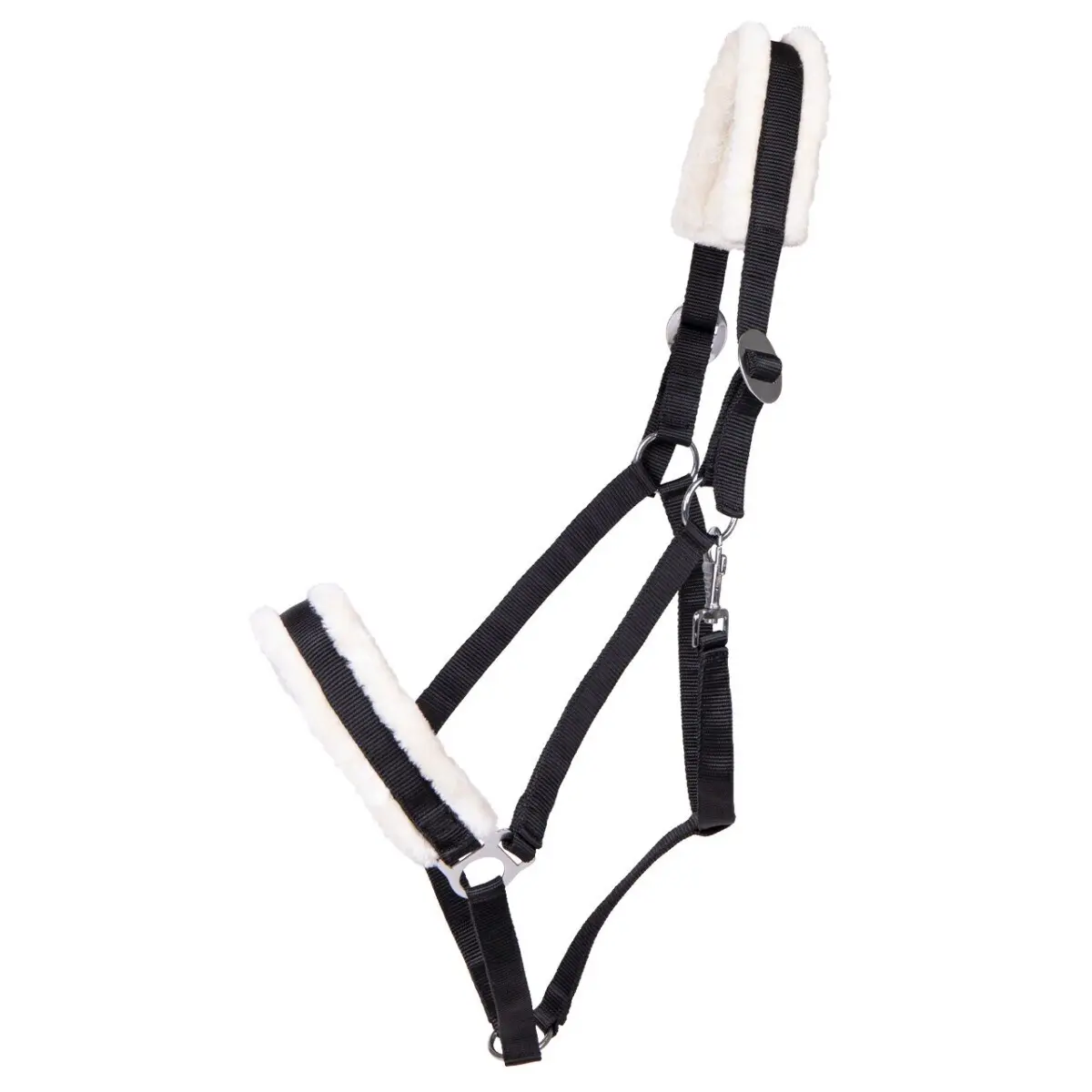 Q-Essentials Noir Halter For Draft Horse Cali