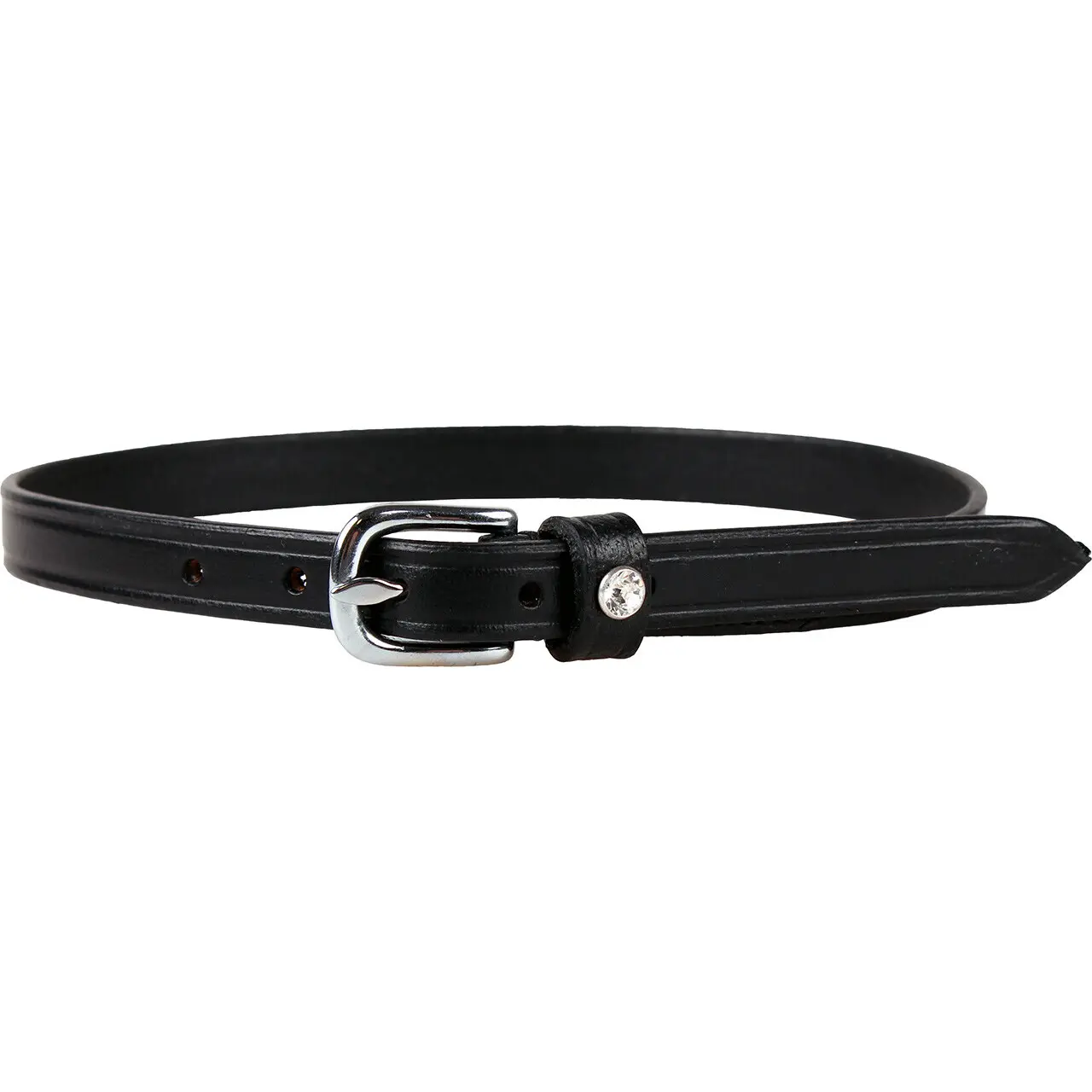 Qhp Noir Spur Straps For Horses Mercurius