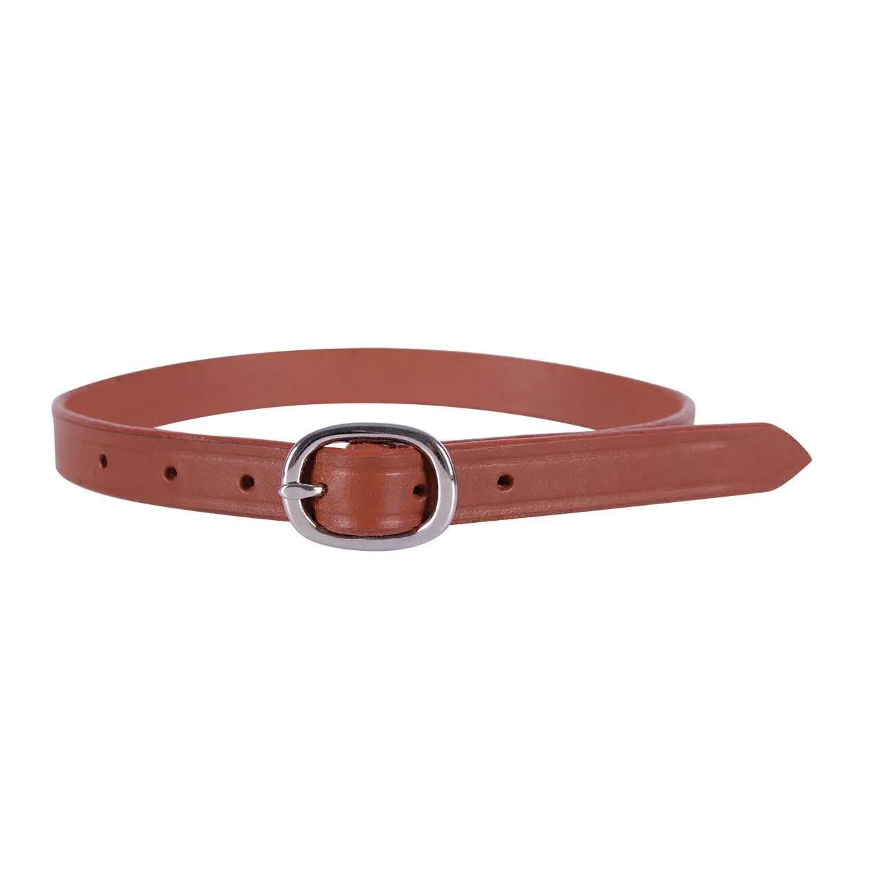 Qhp Marron Spur Straps For Basic Horse