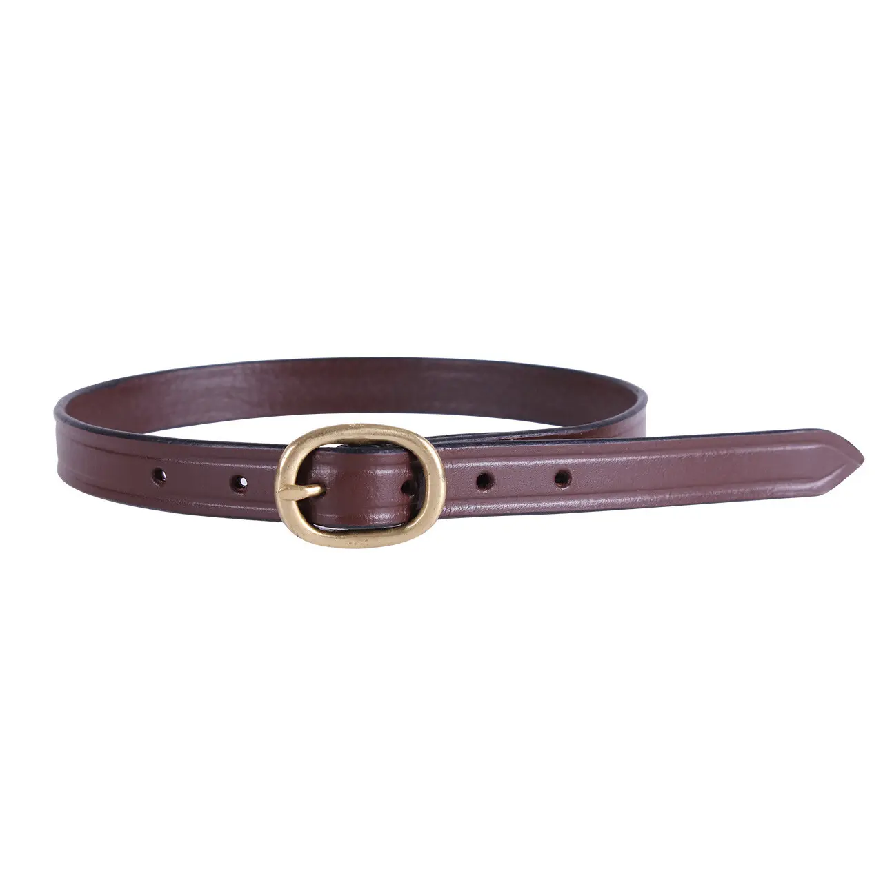 Qhp Marron Horse Spurs Strap