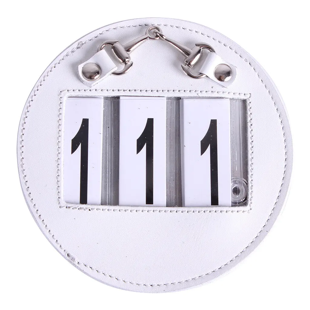 Qhp Blanc Riding Number Holder Ricki