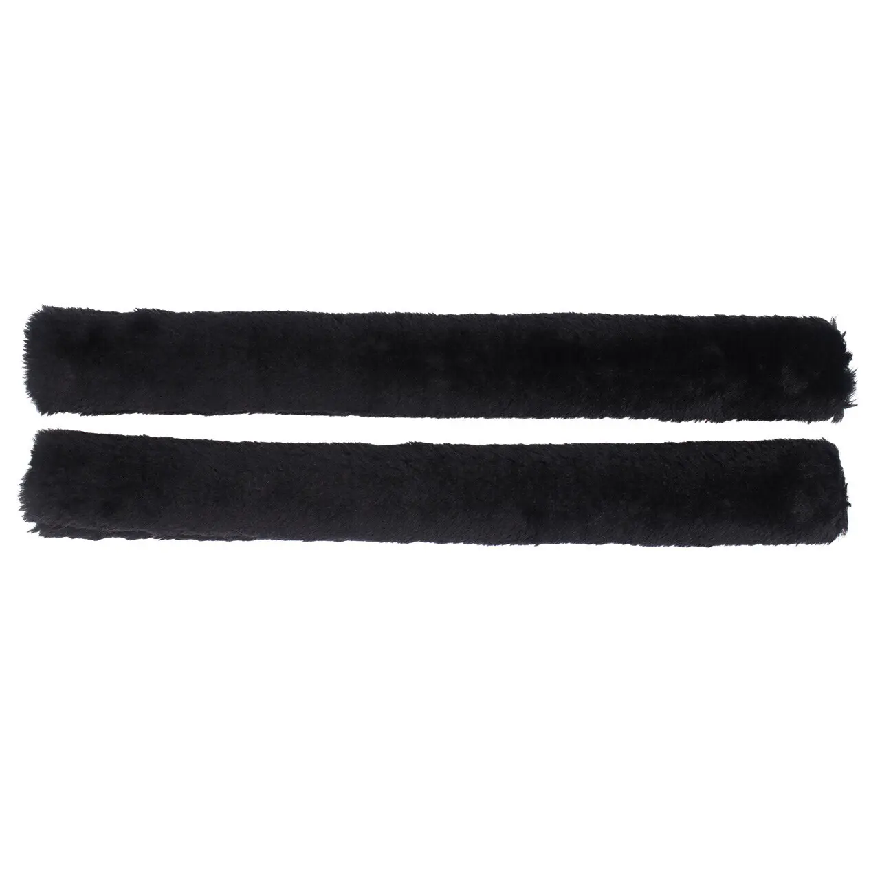 Qhp Noir Rein Protection Fur For Horse (X2)