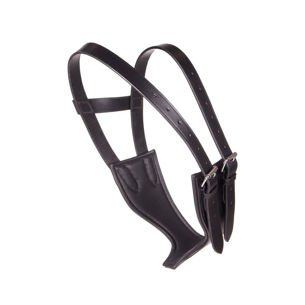 Qhp Noir Collar Antitótico Para Caballo De Cuero