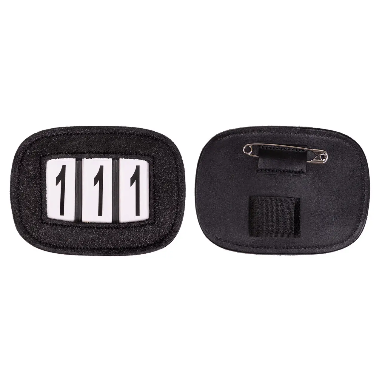 Qhp Noir Equestrian Number Holder Shine