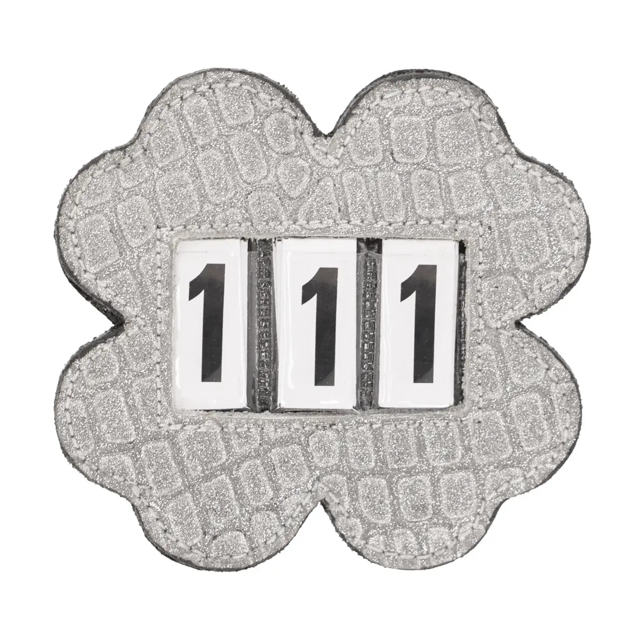 Qhp Argenté Riding Number Holder Clover