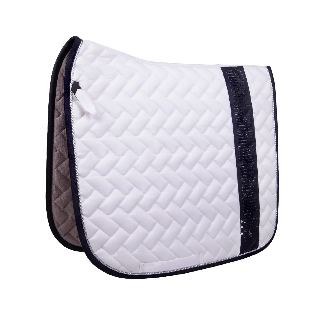 Qhp Blanc Dressage Saddle Pad Kae