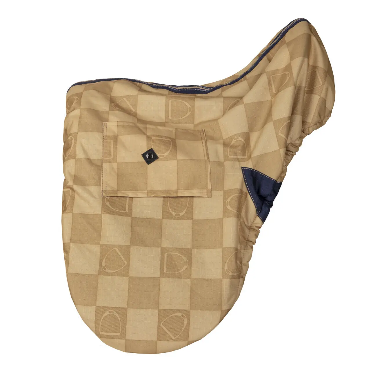 Qhp Beige Protège Selle Collection Pour Cheval