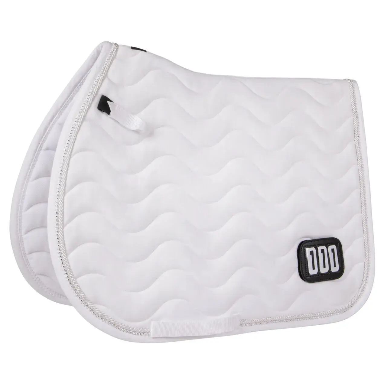 Qhp Blanc Tapis De Selle Pour Cheval