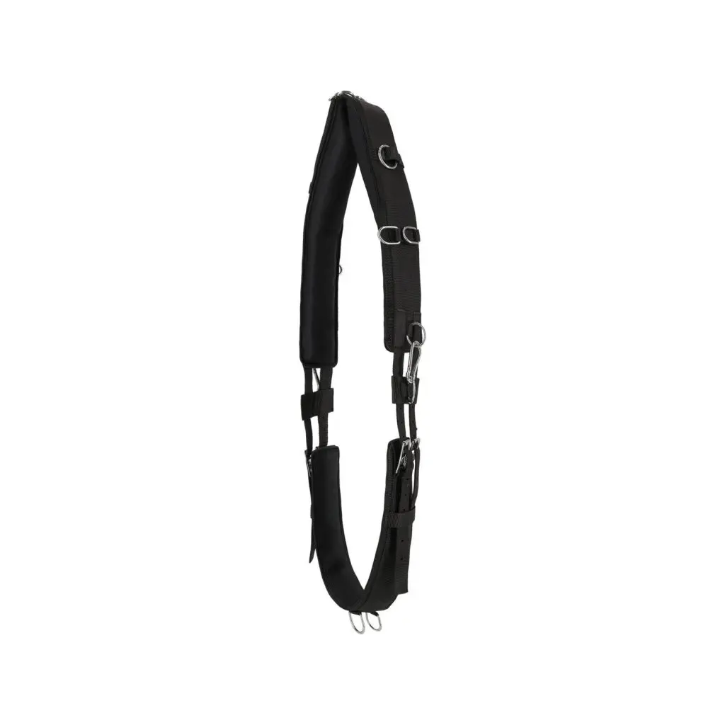 Qhp Noir Padded Saddle Pad For Horse