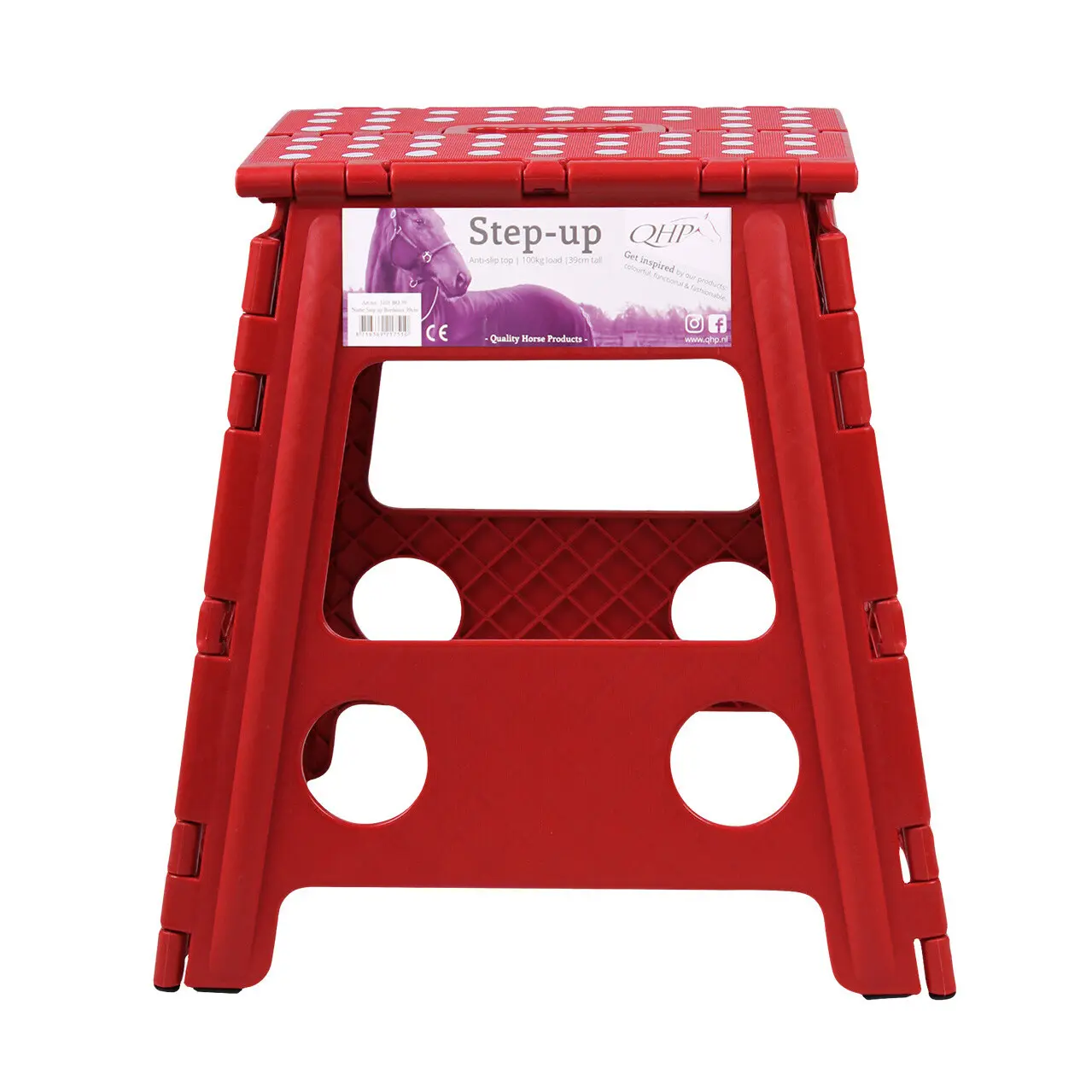 Qhp Rouge Stool/Counter Step-Up