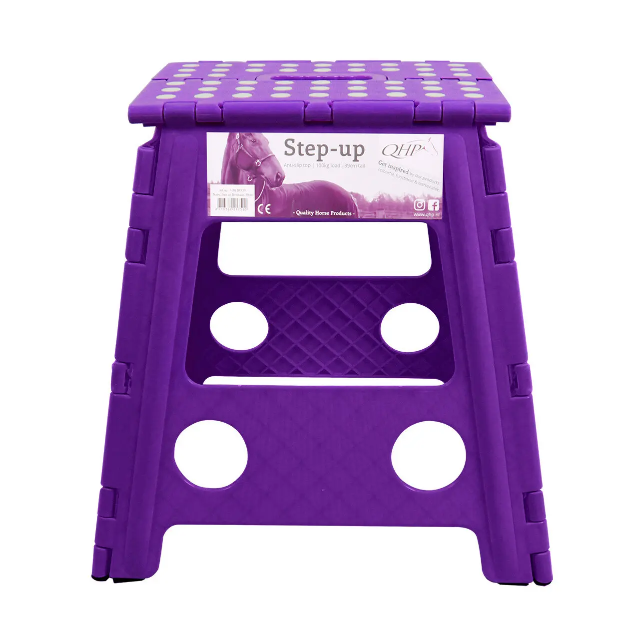Qhp Violet Stool/Counter Step-Up