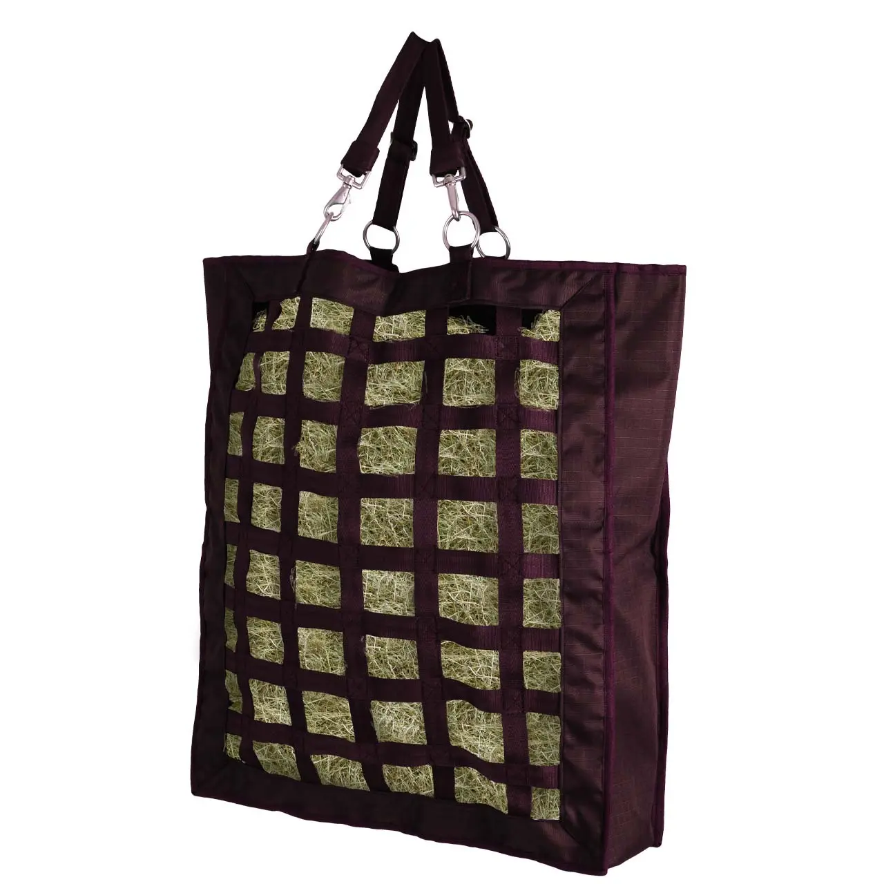 Qhp Rouge Hay Bag For Horse Slowfeeder Turnout