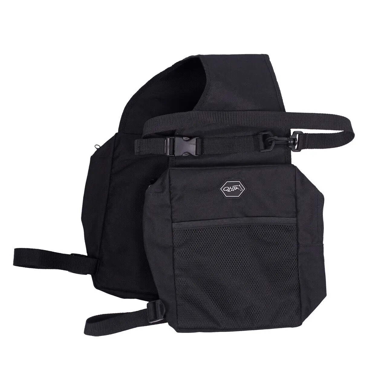 Qhp Noir Saddle Bag