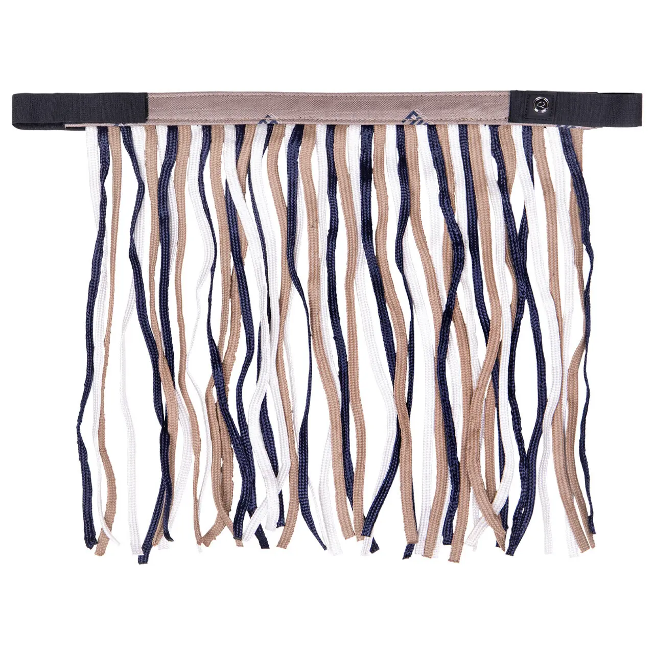 Qhp Marron Anti-Fly Browband For Horse Collection