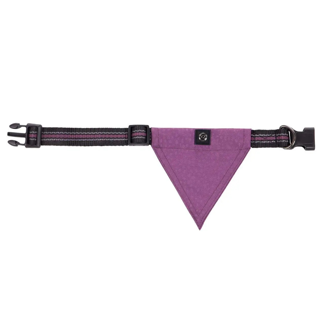 Qhp Violet Dog Collar With Bandana