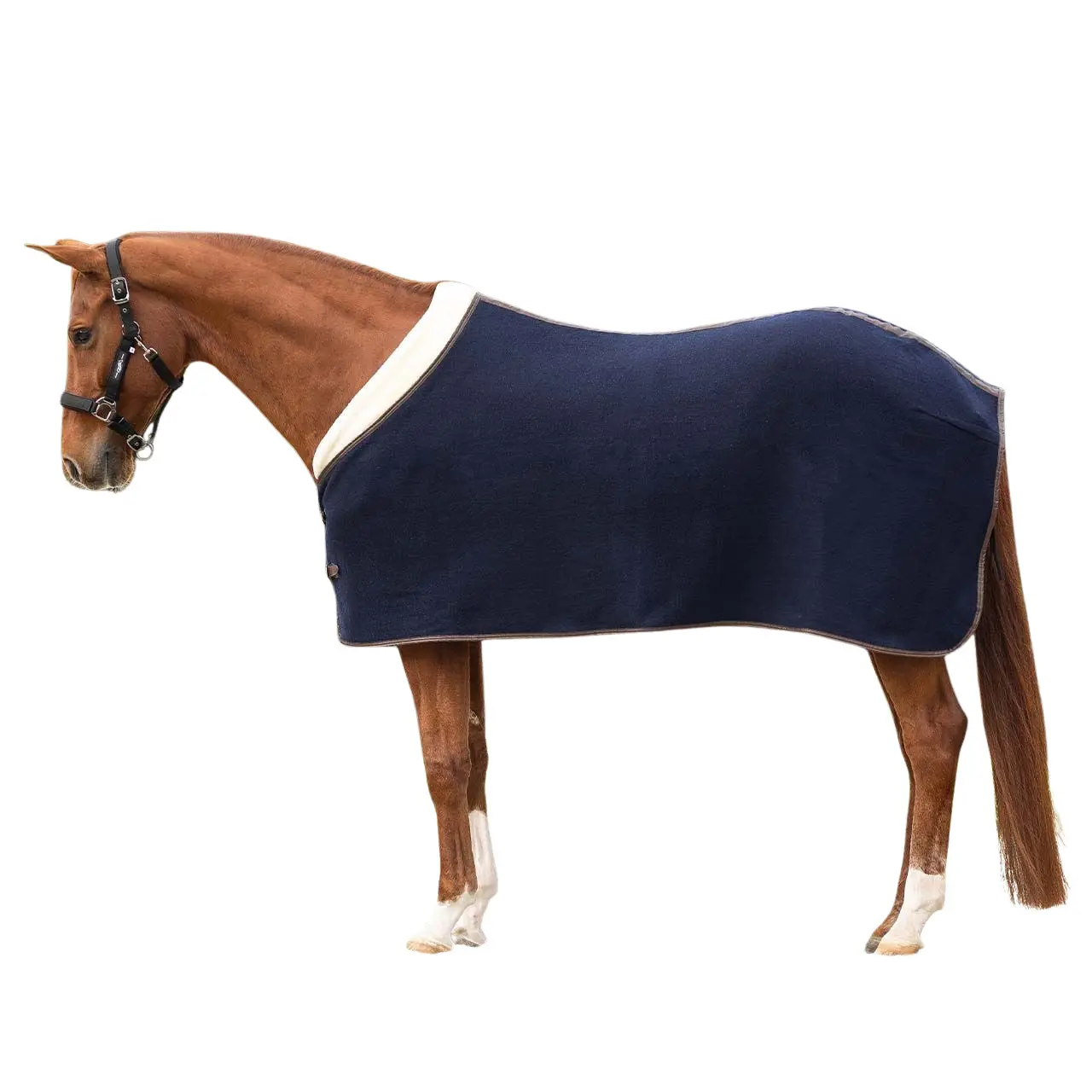 Qhp Bleu Wool Horse Blanket Deluxe