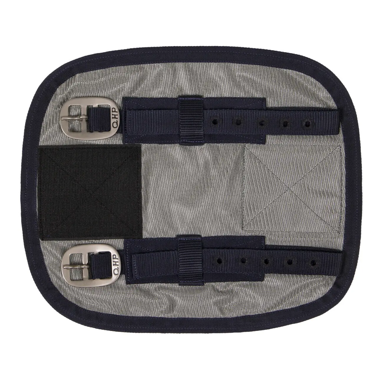 Qhp Gris Extension De Poitrail Anti Mouche Pour Cheval